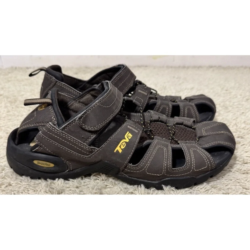 Teva Forebay  Men's Sandals Size‎ 11 Turkish Coffee Hiking Climb Outdoor 1001116